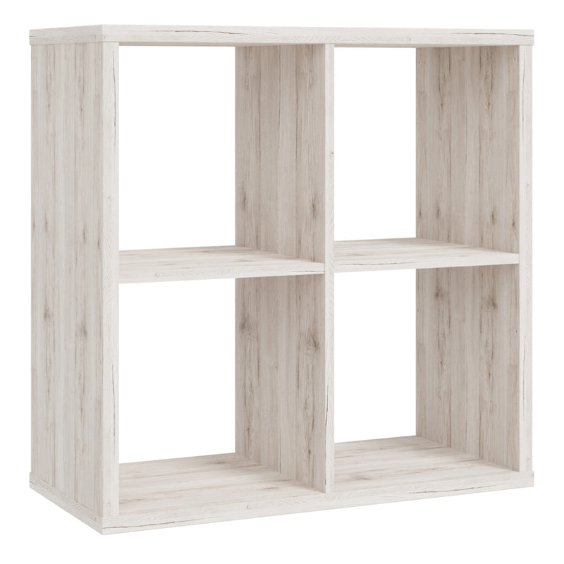 Mauro 2x2 Storage Unit in Sand Oak — front view