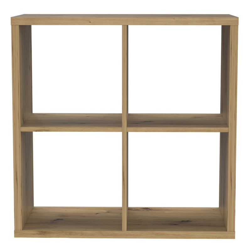 Mauro 2x2 Storage Unit in Artisan Oak — side angle