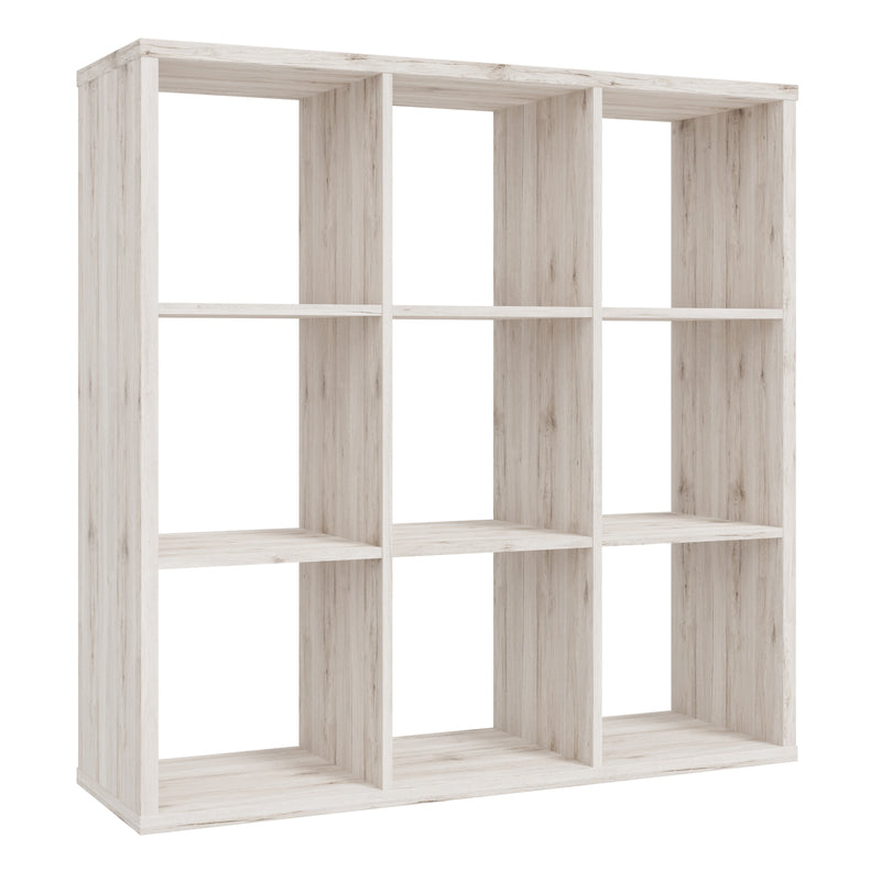 Mauro 3x3 Storage Unit in Sand Oak — front view