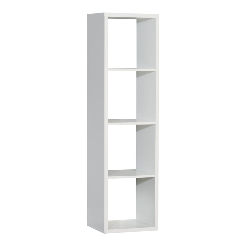 Mauro 3 Shelves Storage Unit in Matt White — front view
