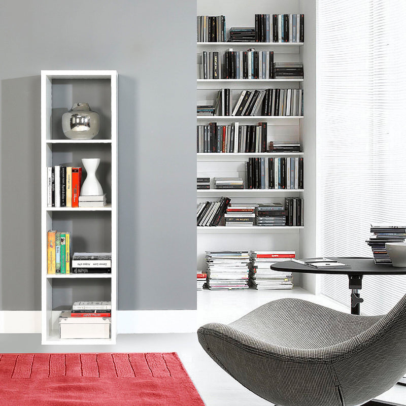 Mauro 3 Shelves Storage Unit in Matt White — alternative angle