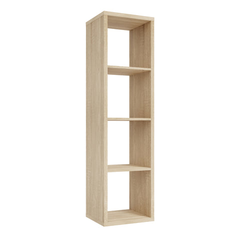 Mauro 3 Shelves Storage Unit in Sonoma Oak — front view