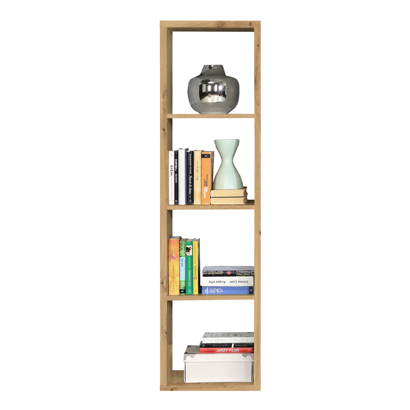 Mauro 3 Shelves Storage Unit in Artisan Oak — alternative angle