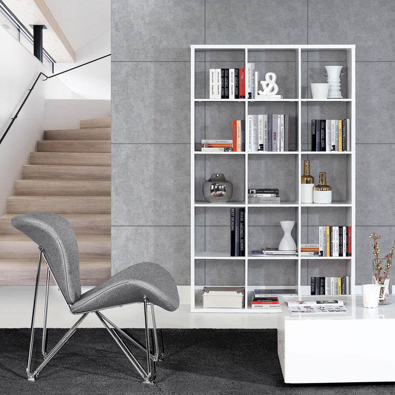 Mauro 3x5 Storage Unit in Matt White — alternative angle