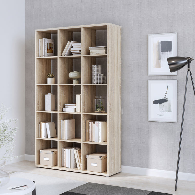 Mauro 3x5 Storage Unit in Sonoma Oak — detail view