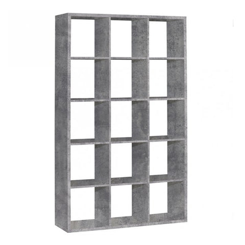 Mauro 3x5 Storage Unit in Concrete Grey — front view