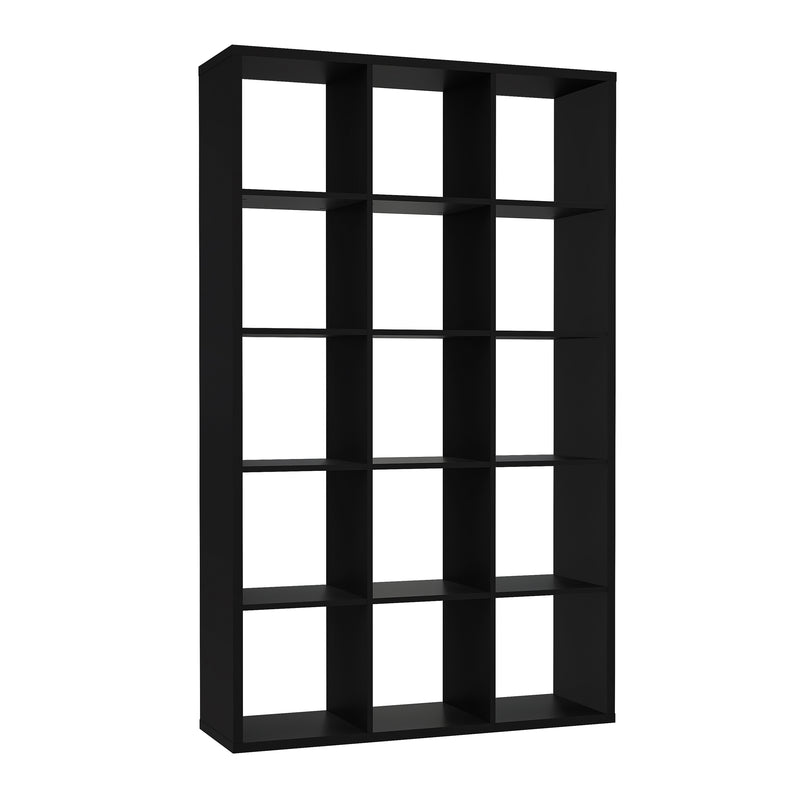 Mauro 3x5 Storage Unit in Matt Black — front view