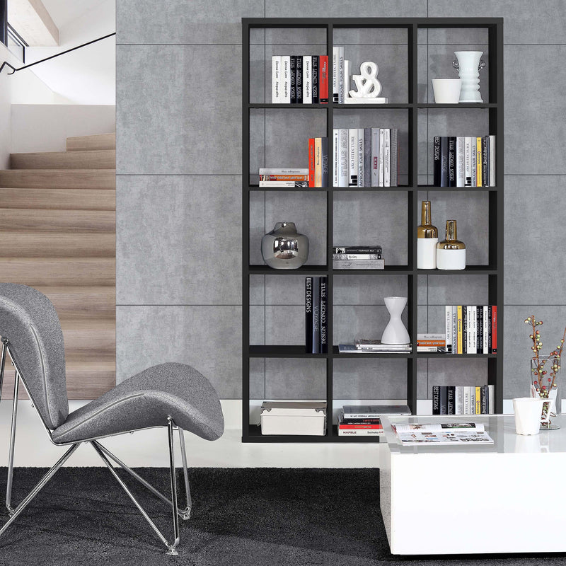 Mauro 3x5 Storage Unit in Matt Black — detail view