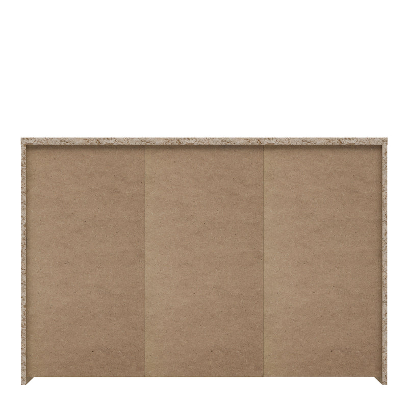 Best Chest Storage Cabinet with 2 Drawers and 5 Doors in Artisan Oak/White — alternative angle