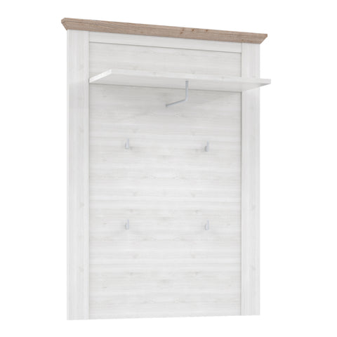 Illopa Wall Panel in Oak Nelson/Snowy Oak — front view