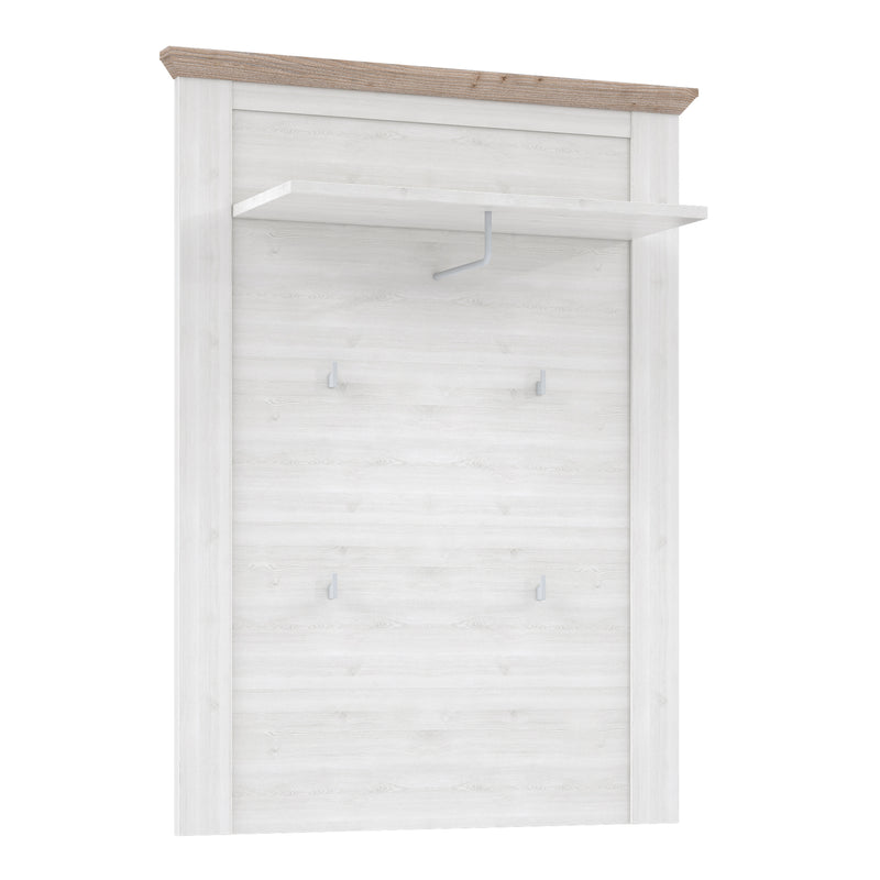 Illopa Wall Panel in Oak Nelson/Snowy Oak — front view
