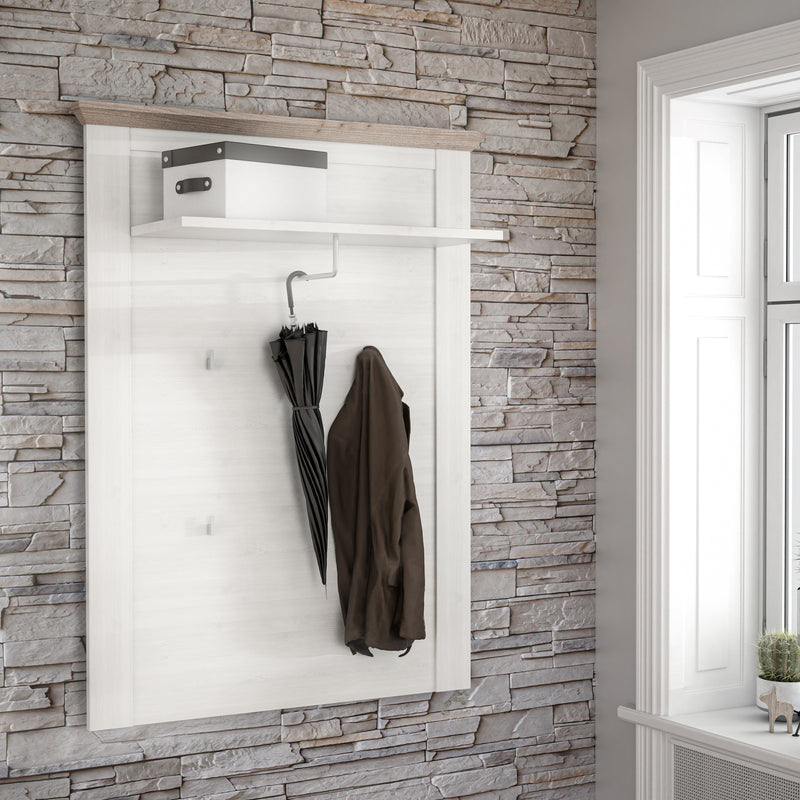 Illopa Wall Panel in Oak Nelson/Snowy Oak — view