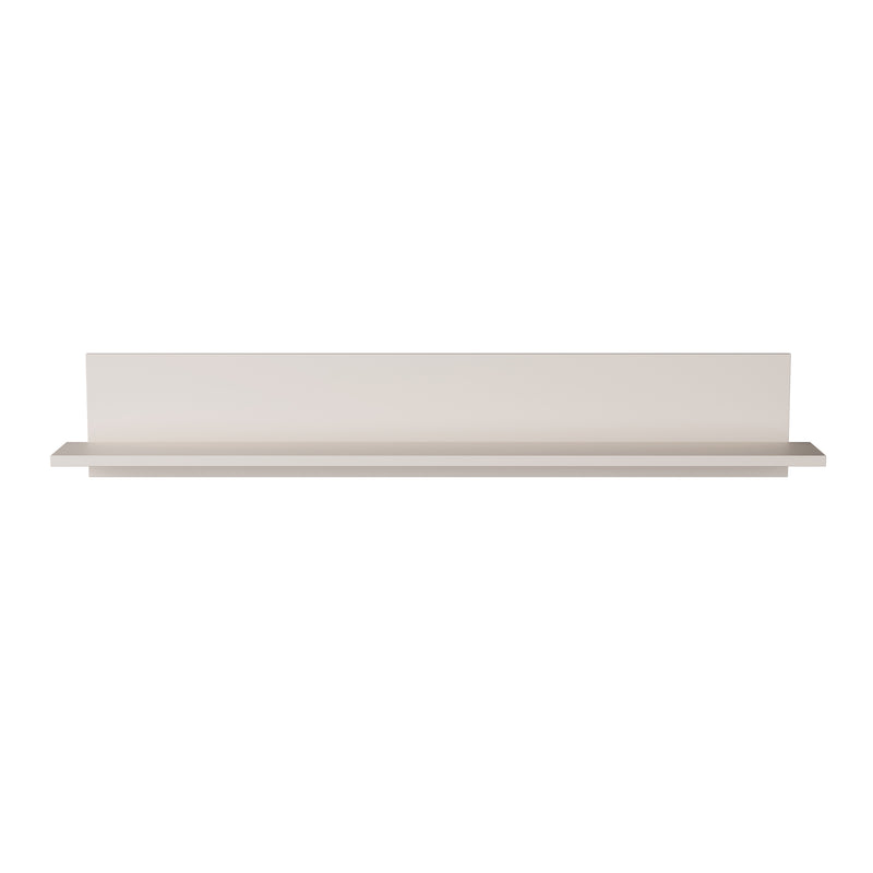 Alice Springs Floating Bedside Shelf in Sand — side angle