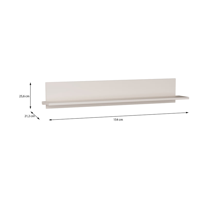 Alice Springs Floating Bedside Shelf in Sand — alternative angle