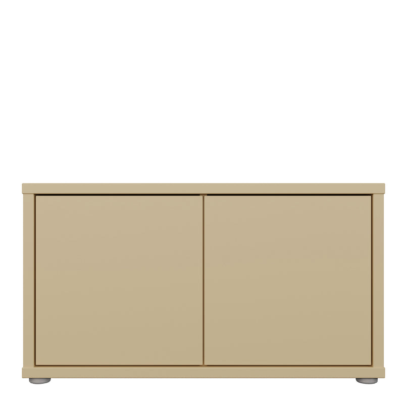 Alice Springs Bench with 2 Doors Push — side angle