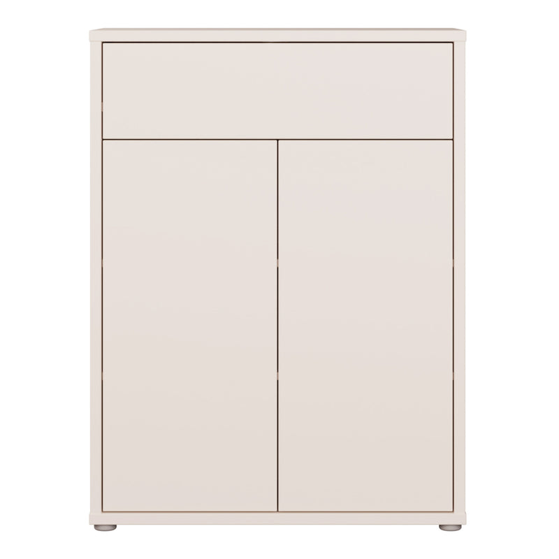 Alice Springs Shoe Cabinet with 2 Doors Push — side angle