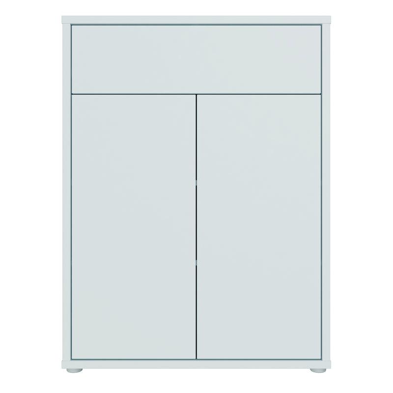 Alice Springs Shoe Cabinet with 2 Doors Push — side angle