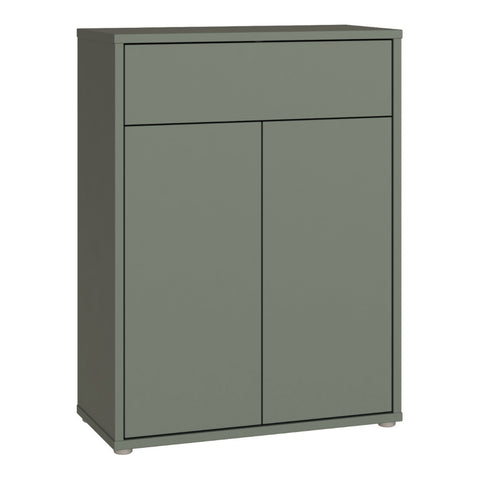 Alice Springs Shoe Cabinet with 2 Doors Push — front view