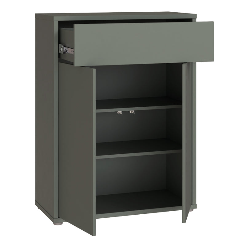 Alice Springs Shoe Cabinet with 2 Doors Push — alternative angle