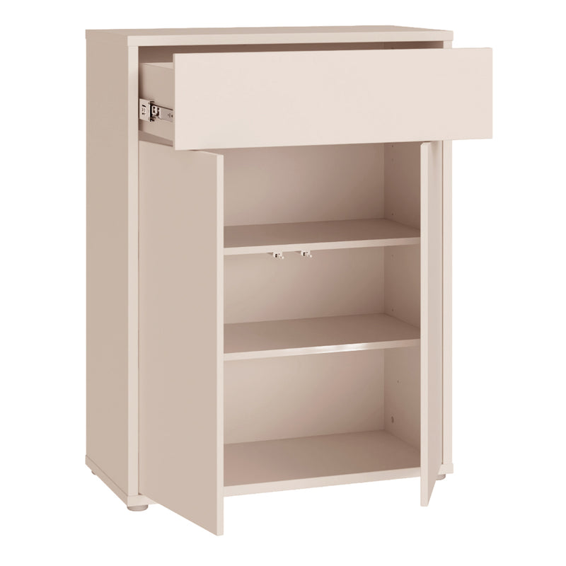 Alice Springs Compact Shoe Cabinet with 2 Doors Push — alternative angle
