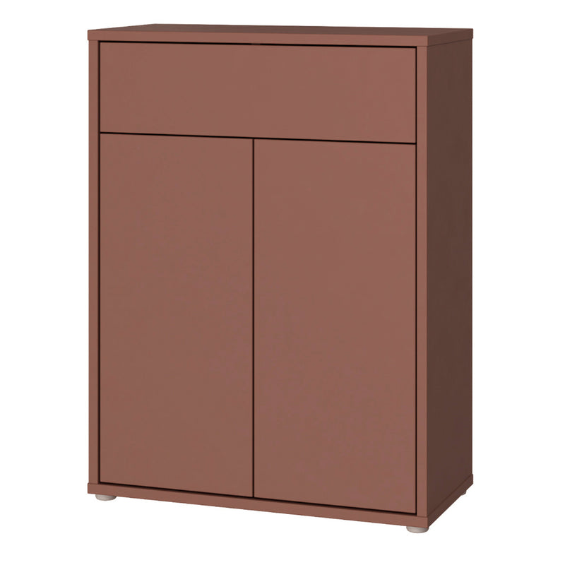 Alice Springs Compact Shoe Cabinet with 2 Doors Push — detail view