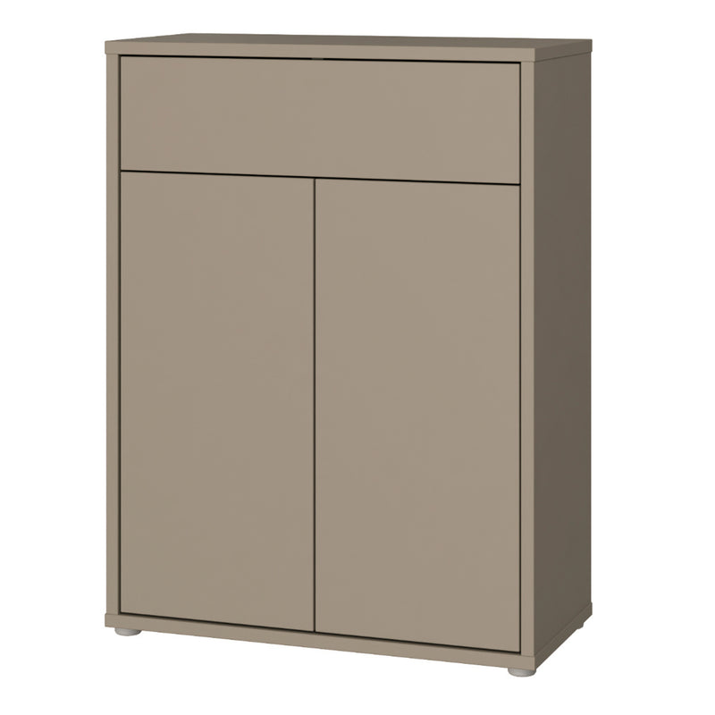 Alice Springs Compact Shoe Cabinet with 2 Doors Push — detail view