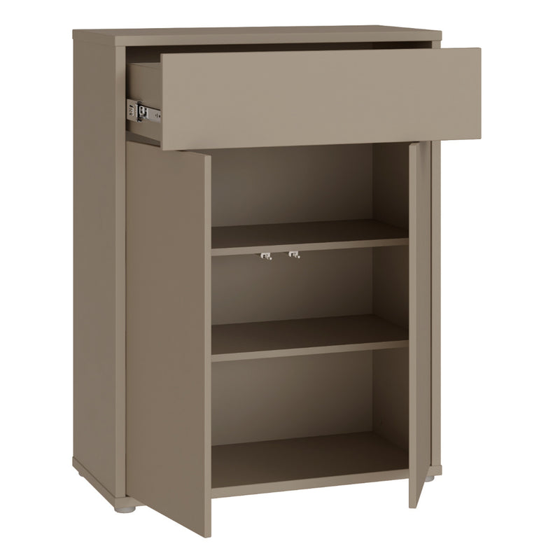 Alice Springs Compact Shoe Cabinet with 2 Doors Push — alternative angle