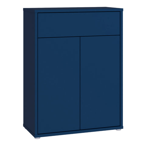Alice Springs Compact Shoe Cabinet with 2 Doors Push — front view