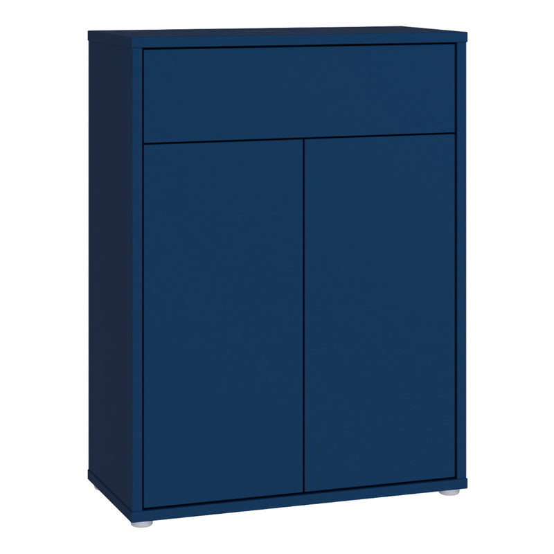 Alice Springs Compact Shoe Cabinet with 2 Doors Push — front view