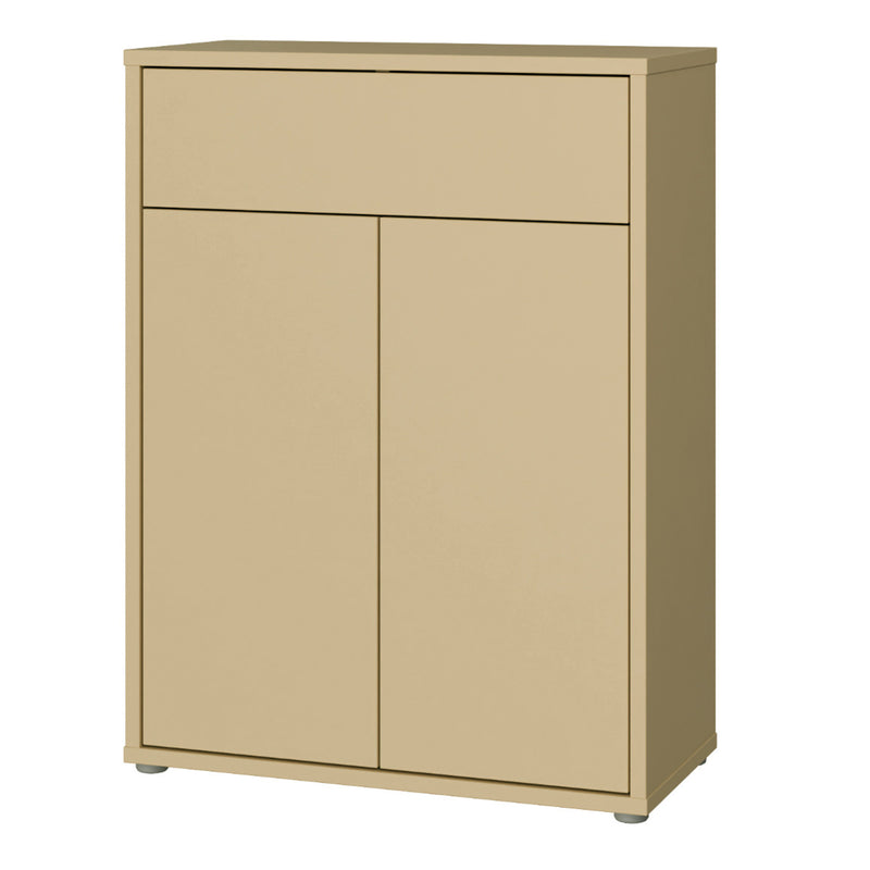 Alice Springs Compact Shoe Cabinet with 2 Doors Push — detail view