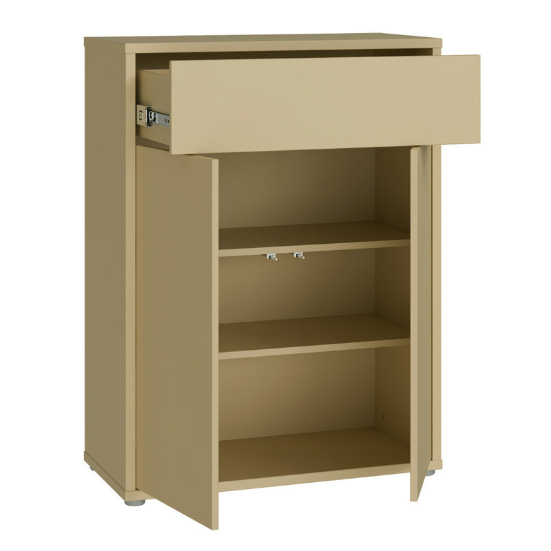 Alice Springs Compact Shoe Cabinet with 2 Doors Push — alternative angle