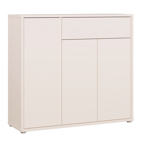 Alice Springs Shoe Cabinet with 3 Doors Push — front view