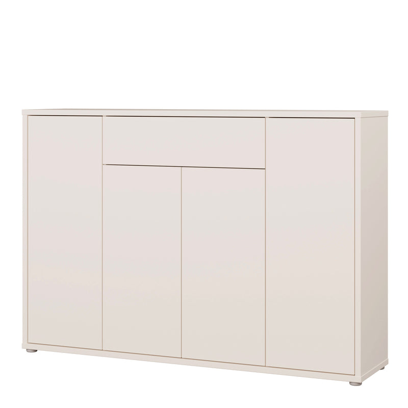 Alice Springs Shoe Cabinet with 4 Doors Push — detail view