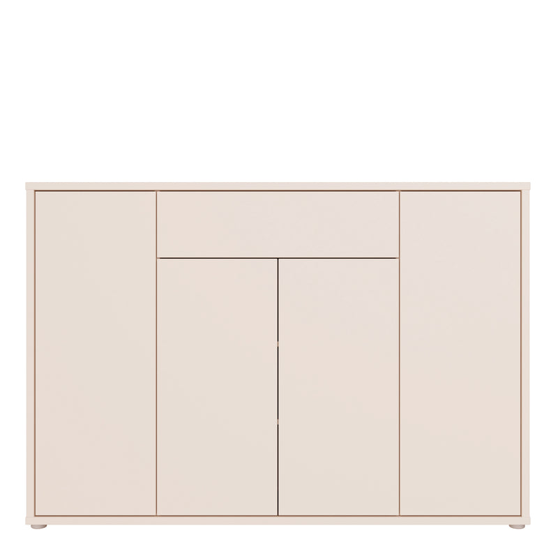 Alice Springs Sideboard with 4 Doors Push — side angle