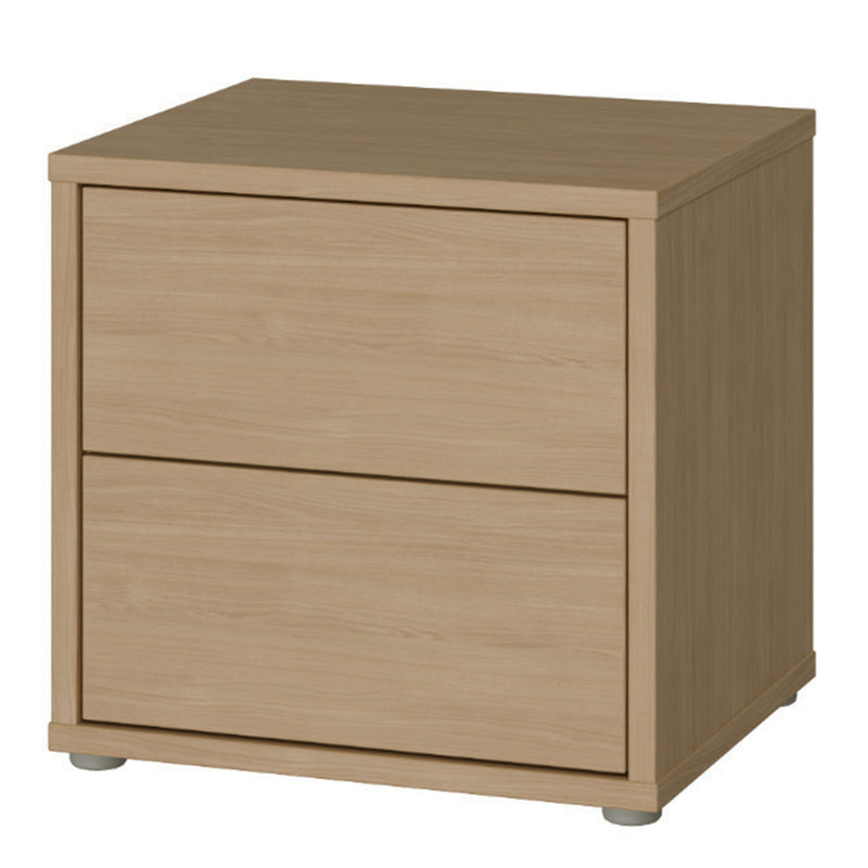 Alice Springs Low Bedside Cabinet with 2 Drawers Push — detail view