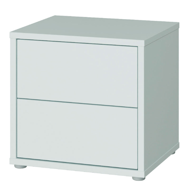 Alice Springs Low Bedside Cabinet with 2 Drawers Push — detail view