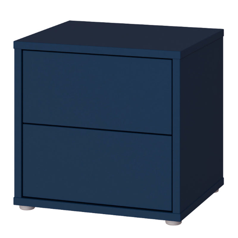 Alice Springs Low Bedside Cabinet with 2 Drawers Push — detail view