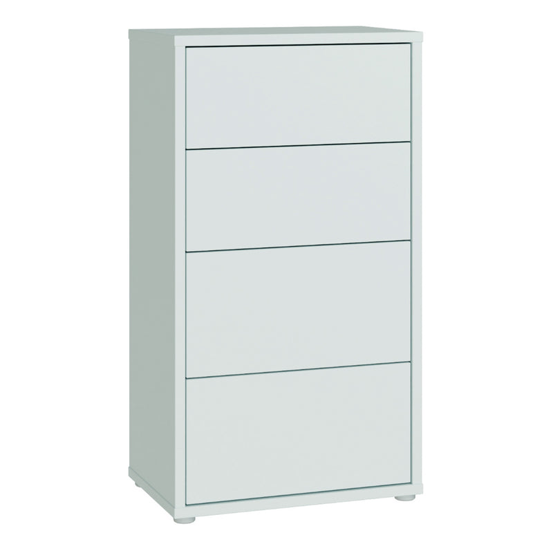 Alice Springs Tall 4 Drawer Chest with Push — front view