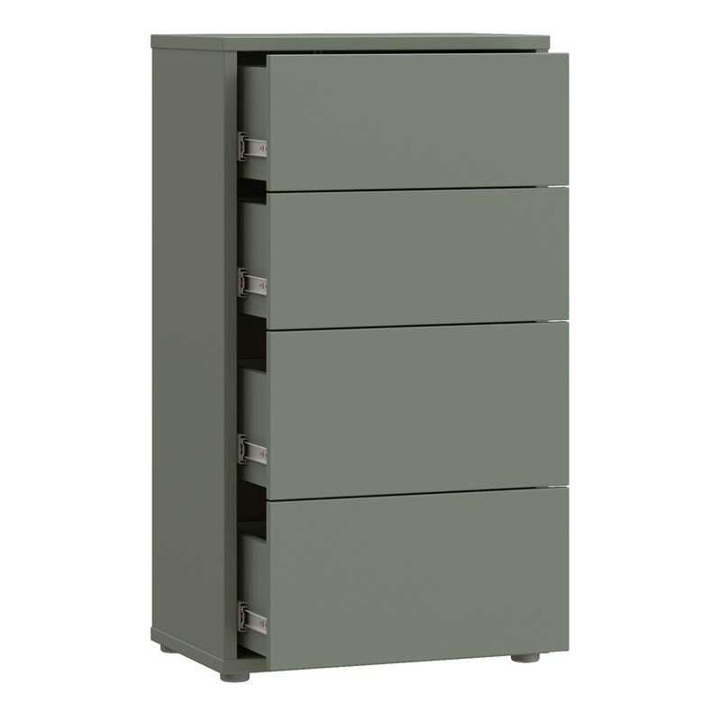 Alice Springs Tall 4 Drawer Chest with Push — alternative angle
