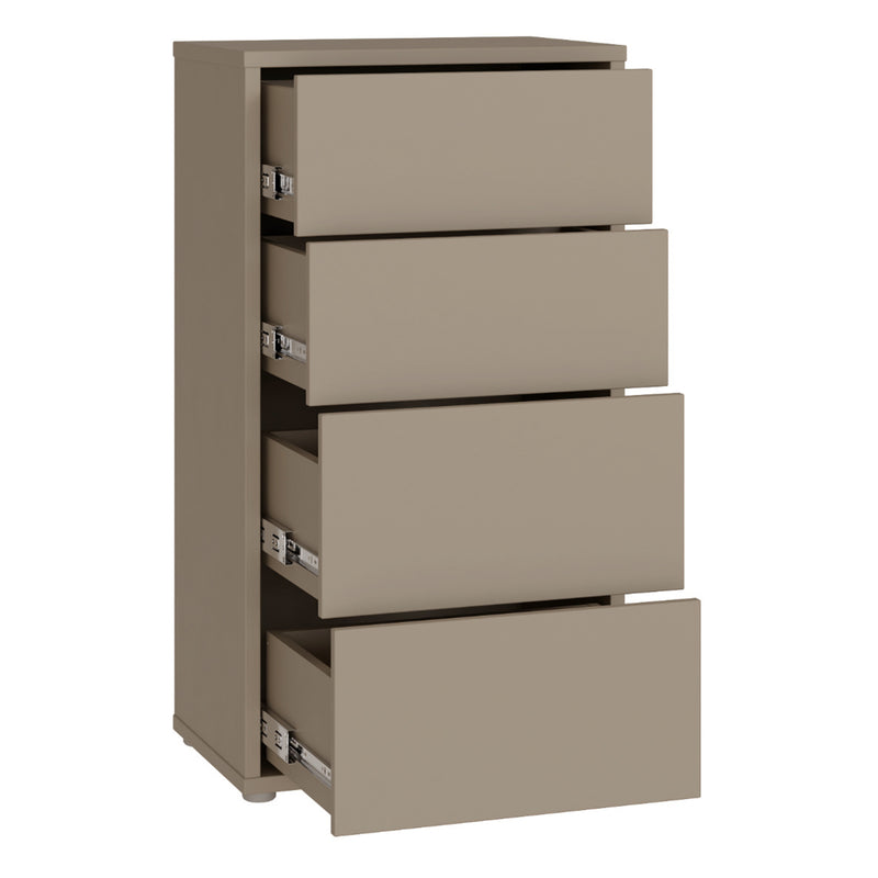 Alice Springs Tall 4 Drawer Chest with Push — alternative angle
