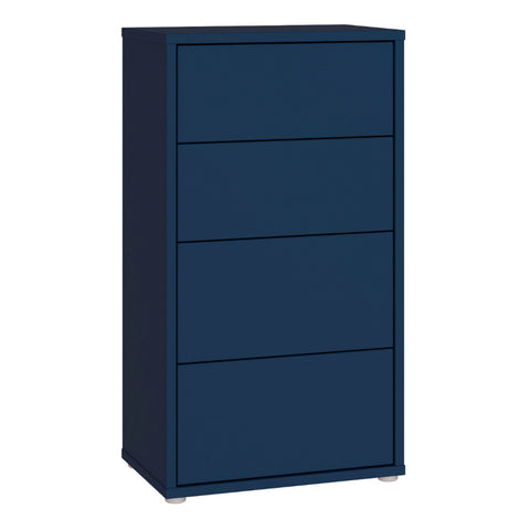 Alice Springs Tall 4 Drawer Chest with Push — front view