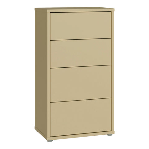 Alice Springs Tall 4 Drawer Chest with Push — view