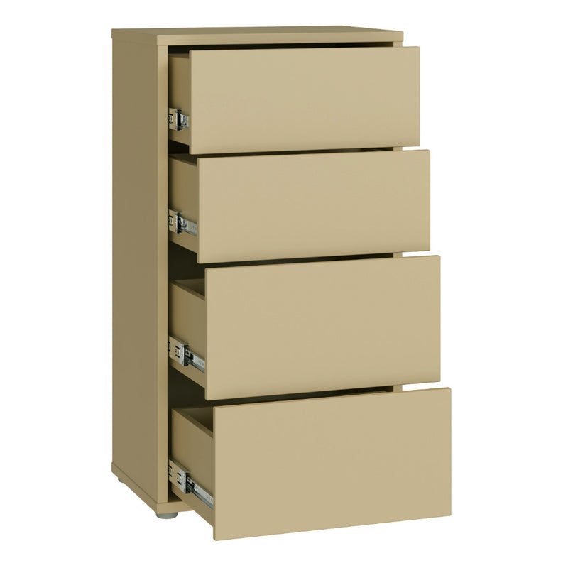 Alice Springs Tall 4 Drawer Chest with Push — alternative angle