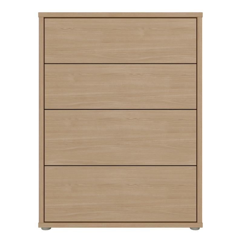 Alice Springs 4 Drawer Chest with Push — side angle