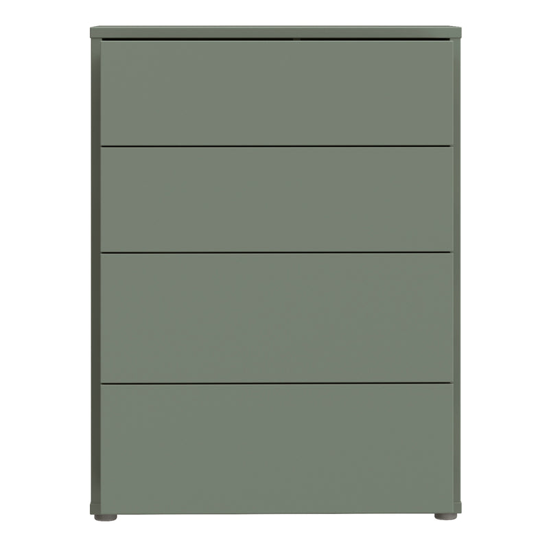 Alice Springs 4 Drawer Chest with Push — side angle