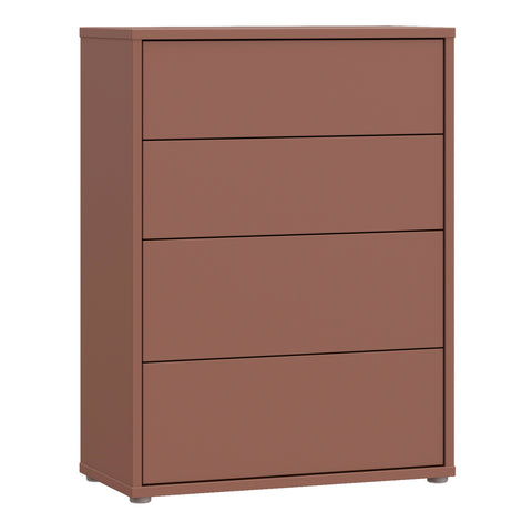 Alice Springs 4 Drawer Chest with Push — front view