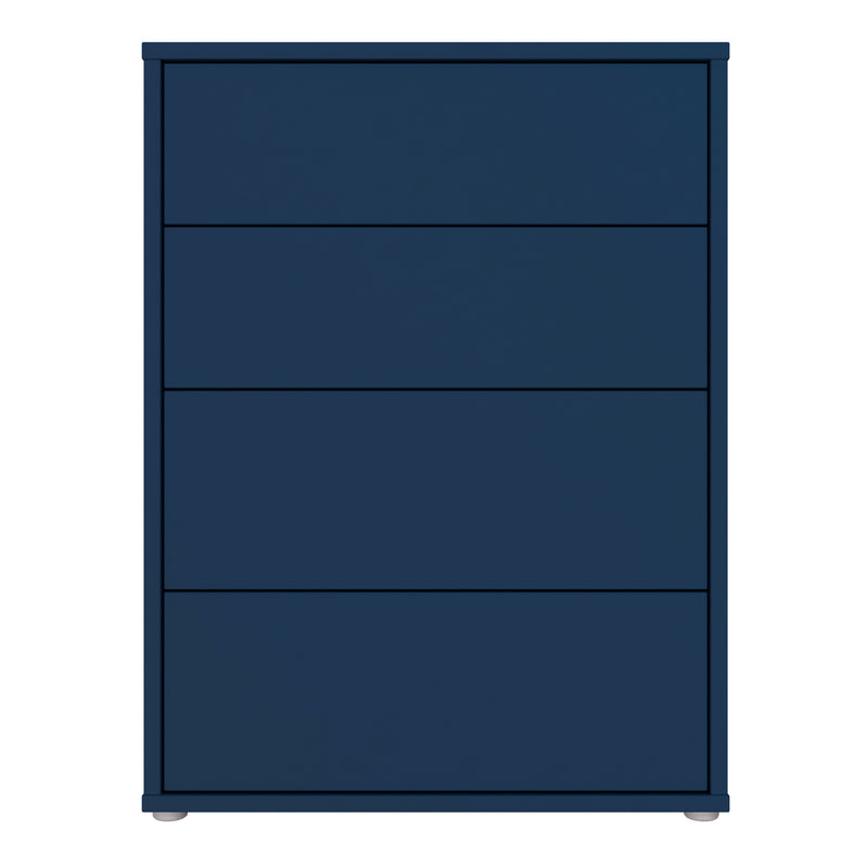 Alice Springs 4 Drawer Chest with Push — side angle