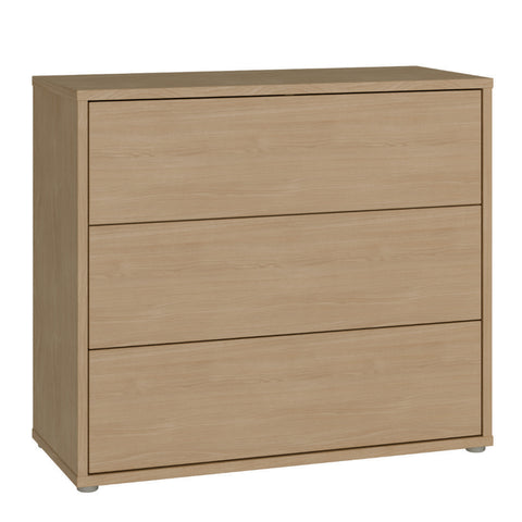 Alice Springs 3 Drawer Chest with Push — front view