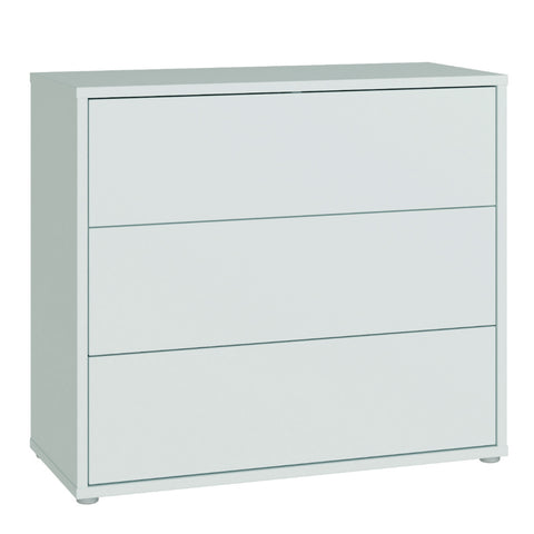 Alice Springs 3 Drawer Chest with Push — front view