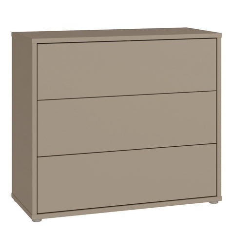 Alice Springs 3 Drawer Chest With Push — front view